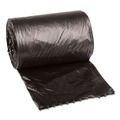 Low-Density Trash Bags | Boardwalk H3417RKKR01 17 in. x 17 in. 4 gal. 0.35 mil Low-Density Waste Can Liners - Black (1000/Carton) image number 0
