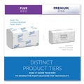 Perforated Roll & Hand Towels | Scott 01980 9.4 in. x 12.4 in. 1-Ply Pro Scottfold Towels - White (25 Packs/Carton) image number 2