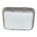 Food Containers & Lids | GEN 20KWH 12 in. x 8.7 in. x 2.45 in. No. 20K Foam Meat Trays - White (125/Carton) image number 2