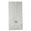 Grocery Bags | Ross & Wallace Paper Products 120308500PK/BL 6 in. x 3.88 in. x 12.5 in. #8 Size Grocery Paper Bags - White (500/Bundle) image number 4