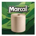 Perforated Roll & Hand Towels | Marcal PRO P728N 7.88 in. x 800 ft. 1-Ply 100 Percent Recycled Hardwound Roll Paper Towels - Natural (6 Rolls/Carton) image number 3
