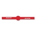 Food Containers & Lids | National Checking Company P17SI-2 SecureIT Tamper Evident 1 in. x 7 in. Secure It Drink Lid Seal - Red (2/Pack) image number 2