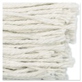 Mop Heads | Boardwalk BWK2016CEA #16 Cut-End Cotton Wet Mop Head - White image number 2