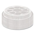 Food Containers & Lids | Handi-Foil 2047DL 7 in. Diameter x 0.88 in. Plastic Dome Lids Fits Round Pan 2047 - Clear (500/Carton) image number 1