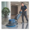 Floor Pads-Stripping | Boardwalk BWK4020BLU 20 in. Diameter Scrubbing Floor Pads - Blue (5/Carton) image number 6