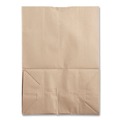 Grocery Bags | Ross & Wallace Paper Products 110415 12 in. x 7 in. x 17 in. 75 lbs. Capacity 1/6 BBL Grocery Paper Bags - Kraft (400/Bundle) image number 1