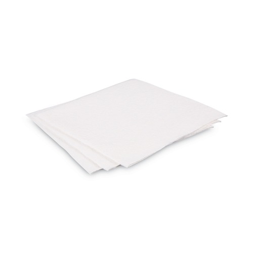 Cleaning Cloths & Wipes | Boardwalk BWK-V030QPW 12 in. x 13 in. DRC Wipers - White (90 Bag, 12 Bags/Carton) image number 0