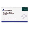Antiseptic Wipes Pads | PhysiciansCare by First Aid Only 19-002 First Aid Sting Relief Pads (10/Box) image number 2
