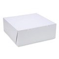 Bakery Boxes & Containers | SCT 1597 16 in. x 16 in. x 6 in. Paper Standard Bakery Boxes - White (50/Carton) image number 0