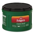 Coffee - Decaffeinated | Folgers 2550030406 22.6 oz. Classic Roast Decaffeinated Ground Coffee image number 1