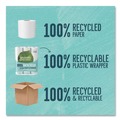 Cleaning Cloths & Wipes | Seventh Generation SEV 13738 2-Ply Septic Safe 100% Recycled Bathroom Tissue - White (24/Pack) image number 3