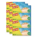 Resealable Bags | Glad 60771 6.5 in. x 5.5 in. Fold-Top Sandwich Bags - Clear (2160/Carton) image number 0