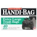 Low-Density Trash Bags | Handi-Bag 1516912 32.5 in. x 40 in. 0.65 mil 33 gallon Super Value Pack Can Liners - Black (40/Box) image number 1
