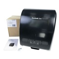 Towel Dispensers | Boardwalk BWK29GREEN 12.31 x 9.31 x 15.94 Xtra Mechanical Hands-Free Towel Dispenser - Black (1/Carton) image number 0