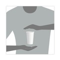Cups | SOLO 316W-2050 16 oz. Single-Sided Poly Paper Hot Cups - White (50 Sleeve, 20 Sleeves/Carton) image number 4