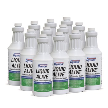 DRAIN CLEANERS | ITW Dymon 23332 32 oz. Bottle LIQUID ALIVE Enzyme Producing Bacteria (12/Carton)