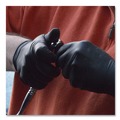Food Service Disposable & Single Use Gloves | Ammex GWBN46100 6 mil Heavy-Duty Industrial Powder-Free Nitrile Gloves - Large, Black (1000/Carton) image number 6