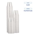 Cups | Boardwalk BWKPRTN55TS 5.5 oz Plastic Souffle/Portion Cups - Translucent (2500/Carton) image number 6