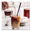 Straws/Stems/Sticks | Hoffmaster 61612099 5.75 in. Aardvark Paper Straws - Black (3200/Carton) image number 2