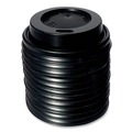 Cup Lids | Boardwalk BWKHOTBL4 Plastic Hot Cup Lids Fits 4 oz. Cup - Black (1000/Carton) image number 0