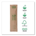 Cutlery Kits | Eco-Products EP-S215 General Purpose Fork/Knife/Napkin/Spoon Wood Cutlery - Natural (500/Carton) image number 5