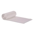 High-Density Trash Bags | Heritage Z8048MN R03 High-Density 45 Gallon 10 Microns 40 in. x 48 in. Waste Can Liners - Natural (25 Bags/Roll, 10 Rolls/Carton) image number 3
