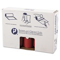 Waste Receptacles | Inteplast Group WSL4046R Low-Density 45 Gallon 40 in. x 46 in. Commercial Can Liners - Red (100/Carton) image number 1