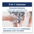 Personal Shampoos, Conditioners, & Body Washes | Tork 400033 1L Clean Scent Hair and Body Wash (6/Carton) image number 1