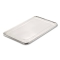 Steam Table Parts | Handi-Foil HFA 205000 12.88 in. x 20.81 in. 40 Gauge Steam Pan Foil Lids for Full-Size Pan (50/Carton) image number 2