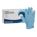 Janitorial Disposable & Single Use Gloves | Boardwalk 382XLBXA 5 mil Disposable Examination Nitrile Gloves - X-Large, Blue (100/Box) image number 0