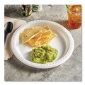 Plates | Chinet 81209 9 in. Heavyweight Plastic Plates - White (125/Pack, 4 Packs/Carton) image number 3