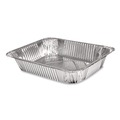 Steam Table Parts | Handi-Foil 321-00-100 10.38 in. x 12.75 in. x 2.56 in. Aluminum Steam Table Pans (100/Carton) image number 3
