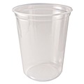 Food Containers & Lids | Fabri-Kal 000000000009505104 4.6 in. Diameter x 5.6 in. h 32 oz Microwavable Plastic Deli Containers - Clear (500/Carton) image number 0