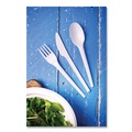 Disposable Spoons | Vegware VW-SP6.5 Compostable CPLA Cutlery Spoon - White (1000/Carton) image number 5