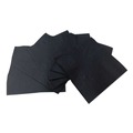 Beverage Napkins | GEN 1401 9 in. x 9 in. 1-Ply Cocktail Napkins - Black (4000/Carton) image number 4