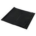 Low-Density Trash Bags | Trinity Plastics 100584 43 in. x 47 in. 56 gal. 1.6 mil Flat Pack Low-Density Can Liners - Black (100/Carton) image number 1