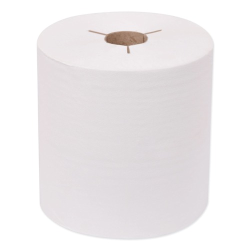 Perforated Roll & Hand Towels | Tork 8031600 7.5 in. x 630 ft. Universal Notched Hand Towel Roll - White (6 Rolls/Carton) image number 0
