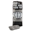 Scouring Pads & Sticks | GMT 117007 #4 Extra Coarse Industrial-Quality Steel Wool Hand Pads - Steel Gray (192/Carton) image number 1