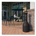 Smoking Receptacles | Rubbermaid Commercial FG9W3300BLA 4.1 Gallon 39 in. High Infinity Traditional Smoking Receptacle - Black image number 4
