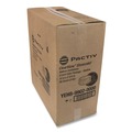 Bakery Boxes & Containers | Pactiv Corp. YEH899020000 10 in. x 10 in. x 3.38 in. Round ShowCake 2-Part Cake Container - Clear/Black (90/Carton) image number 4