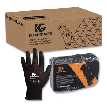 WORK AND WELDING GLOVES | Ansell KCC 13838 EN388: 3131X 15 in. Long G40 Polyurethane Coated Gloves - Medium, Black (12 Pairs/Pack)