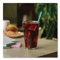 Straws/Stems/Sticks | phade 511178 7.75 in. Marine Biodegradable PHA Wrapped Straws - Ocean Blue (3750/Carton) image number 3