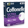 Toilet Tissues | Cottonelle 55494 Ultra ComfortCare 2-Ply Septic Safe Mega Rolls Soft Tissue Toilet Paper - White (48/Carton) image number 2