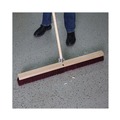 Brooms | Boardwalk BWK20336 3.25 in. Maroon Stiff Polypropylene Bristles 36 in. Brush Floor Brush Head image number 5