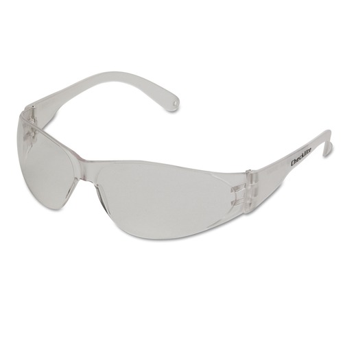 Safety Glasses | MCR Safety CL110 Checklite Scratch-Resistant Safety Glasses - Clear Lens (12/Box) image number 0