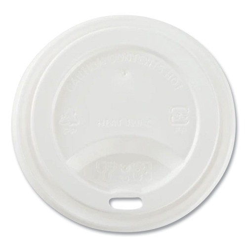 Cup Lids | Karat C-KDL508W-PP 8 oz. Hot Cup Plastic Sipper Lids - White (1000/Carton) image number 0