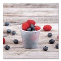 Cups | Dart Y35 3.5 oz. High-Impact Polystyrene Cold Cups - Translucent (2500/Carton) image number 5