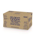 Perforated Roll & Hand Towels | Sellars 18309 1-Ply 9 x 10.25 Clean Task Utility Wipers - White (24/Carton) image number 1