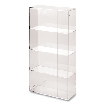 GLOVE DISPENSERS | Kantek AH145 10.5 in. x 4 in. x 21.25 in. Quad Glove Dispenser - Clear