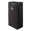 Carts | Rubbermaid Commercial 2202530 10.5 in. x 16.8 in. x 33 in. 30 Gallon Fabric Cleaning Cart Bag for Rubbermaid Commercial Housekeeping and Janitorial Carts - Black (4/Carton) image number 0